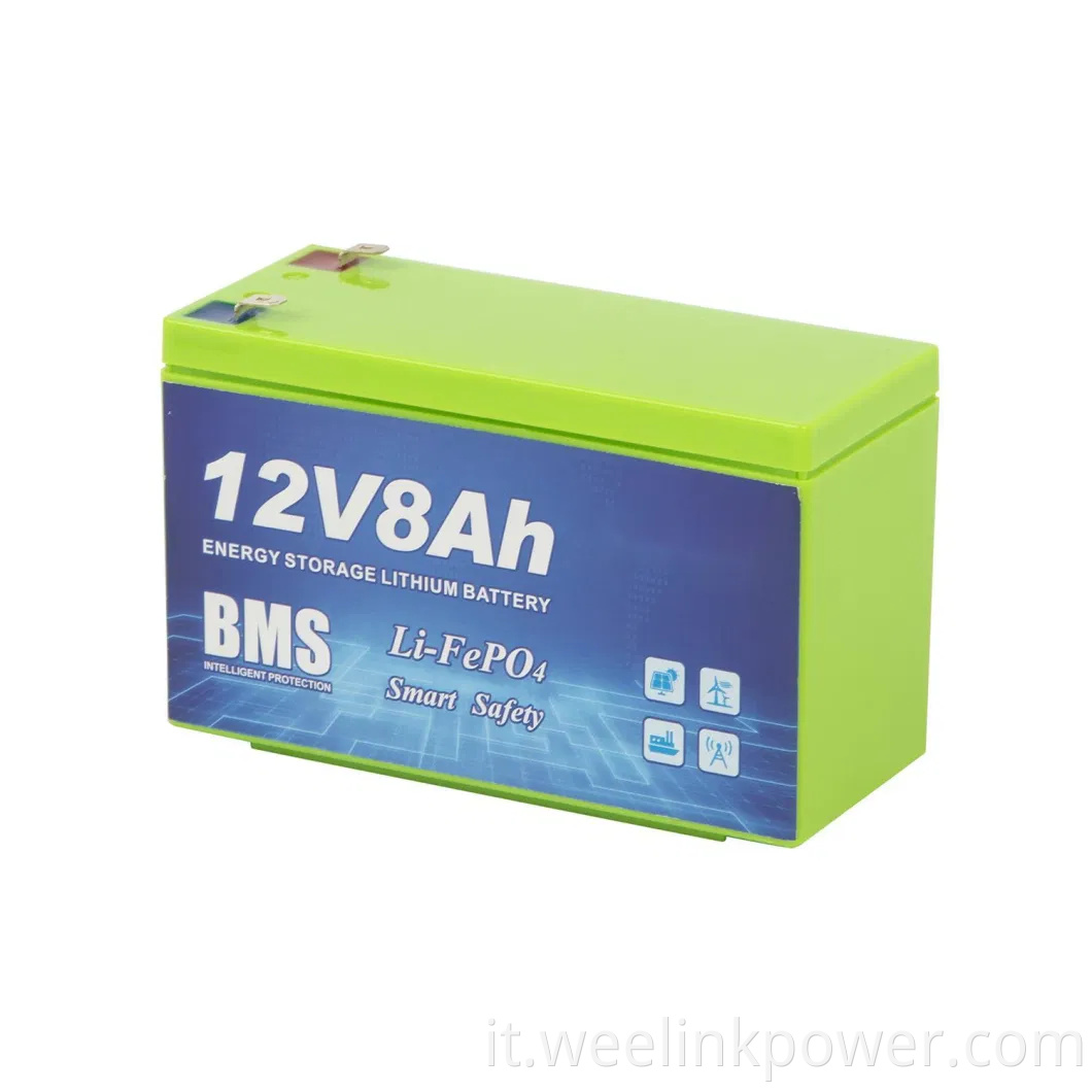 PACCHIA BATTERA DI LITHIO Sostituzione 12V 8AH